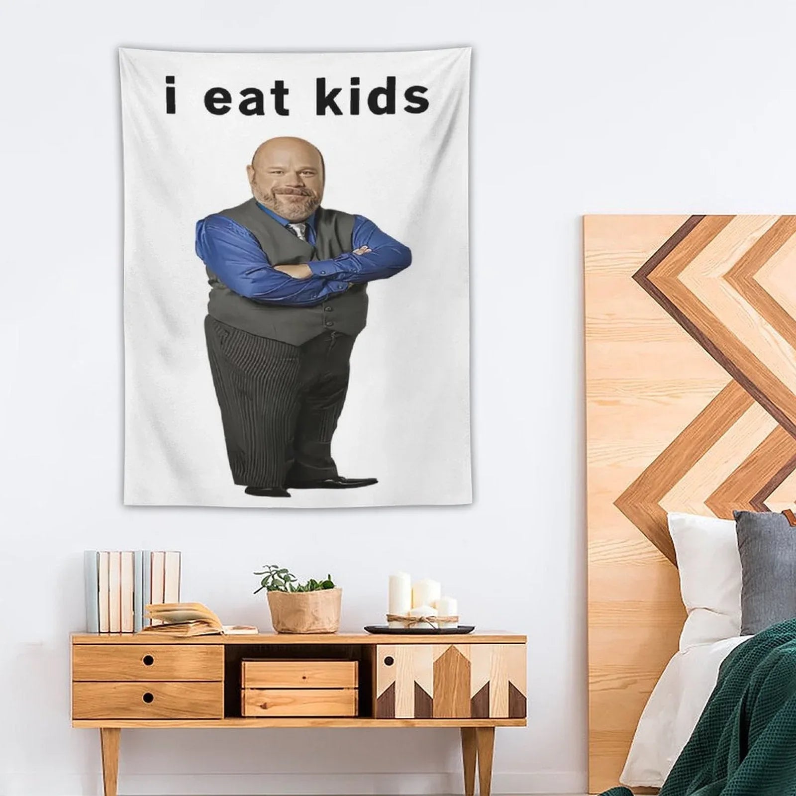 Bertram - I Eat Kids Tapestry