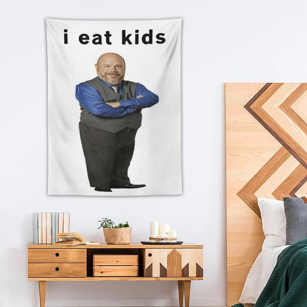 Bertram - I Eat Kids Tapestry