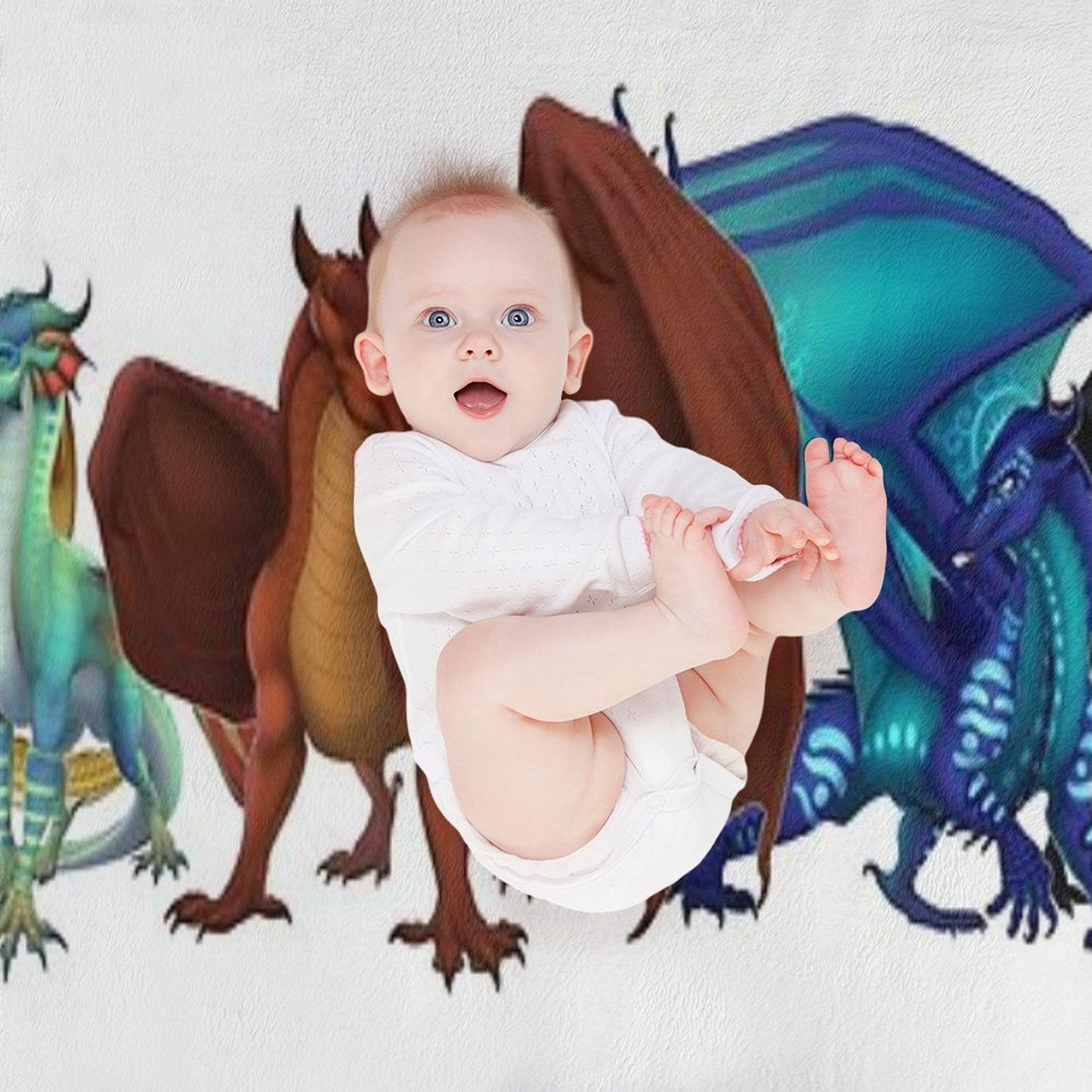 Wings of Fire - Dragonets of Destiny Wrinkle-free Throw Blanket