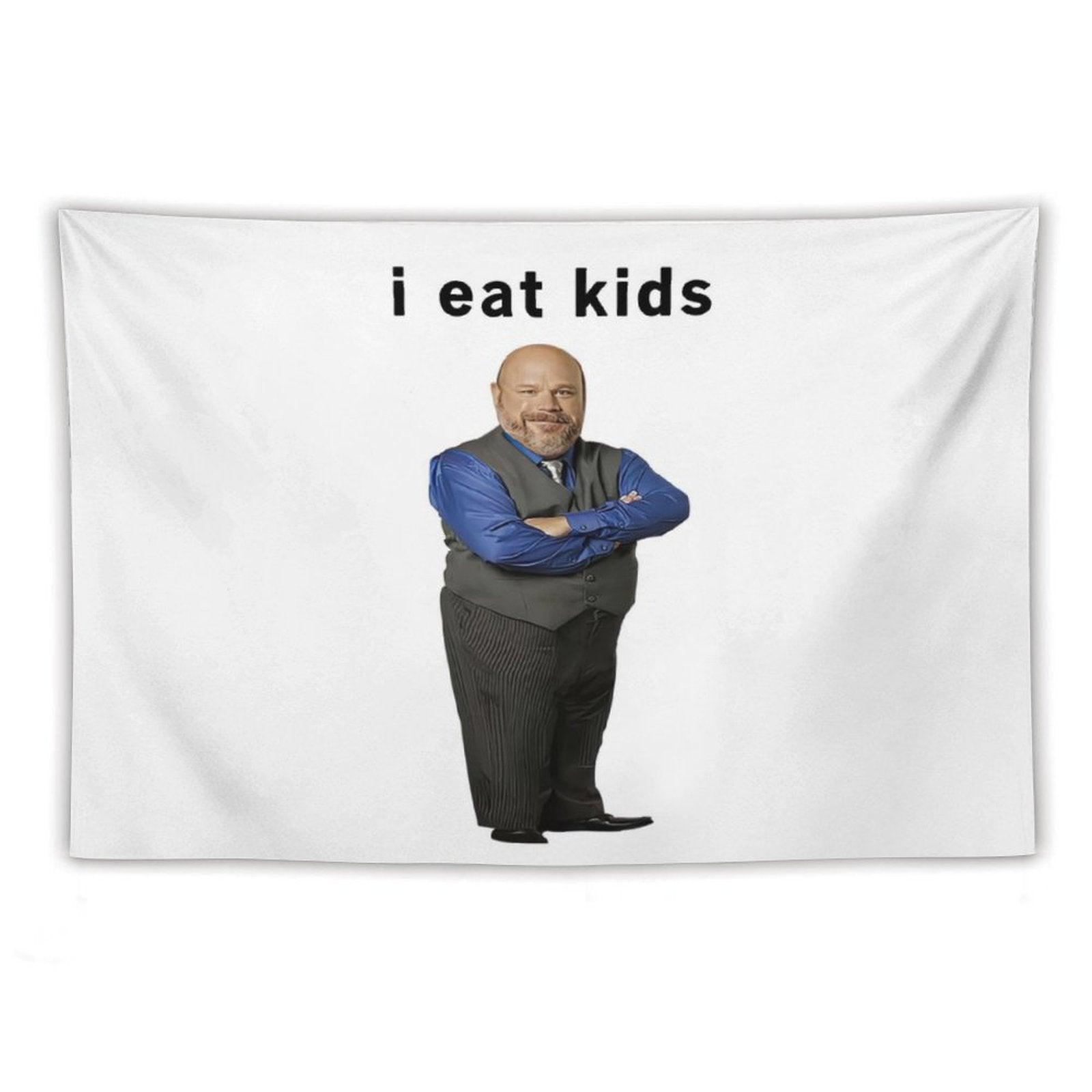 I Eat Kids Bertram Tapestry