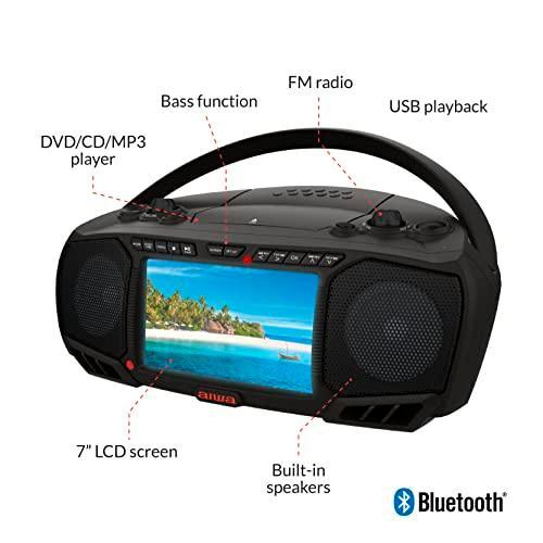 Aiwa Boombox with 7