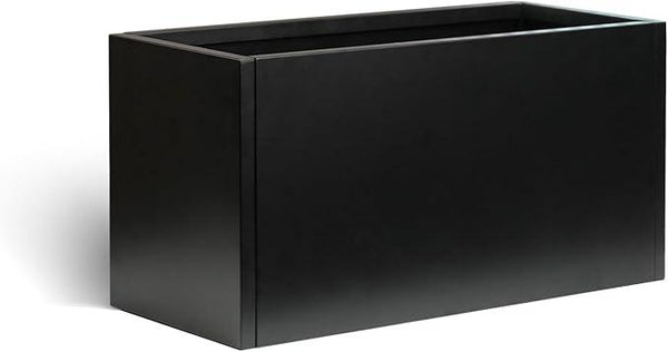 Galvanized Steel Metal Planter Rectangular Indoor Black Planter Box Large Outdoor Planters Steel 25