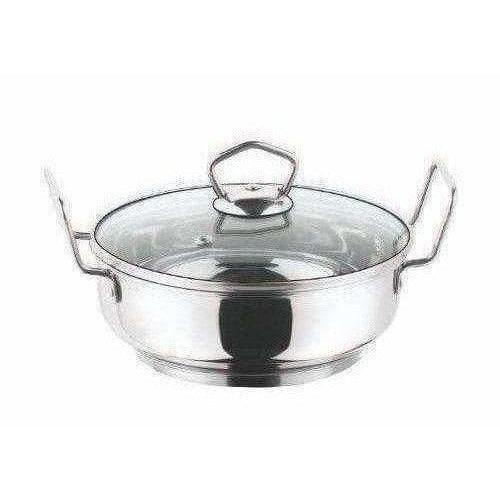Cookware Induction Friendly Kadai With Lid 2 Litres
