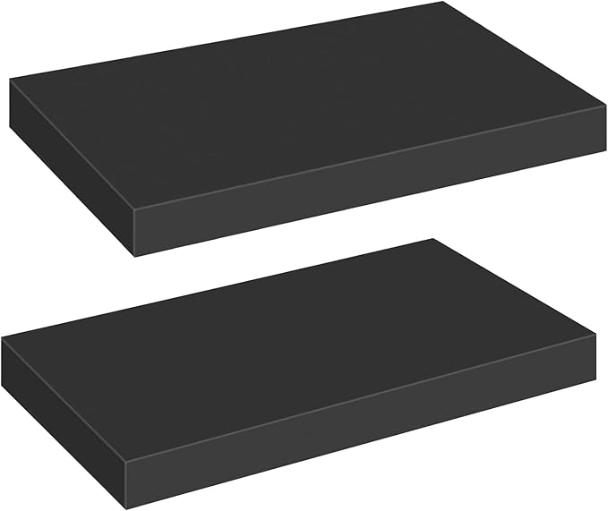 HOOBRO Floating Shelves for Wall, Wall Mounted Shelf Set of 2, 15.7