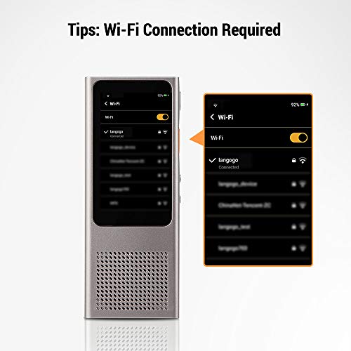 Langogo Minutes Instant WiFi Voice LANGUAGE TRANSLATOR