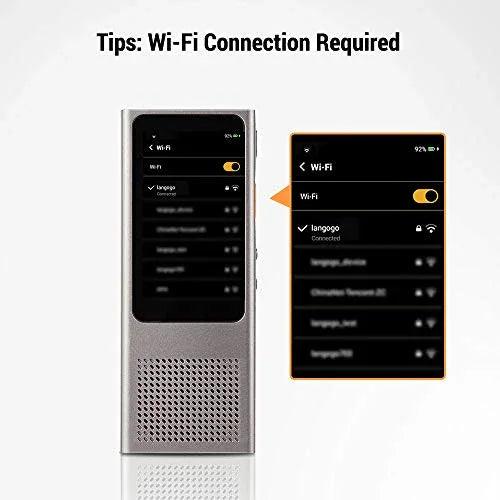 Langogo Minutes Instant WiFi Voice LANGUAGE TRANSLATOR - Gifts for You 'n Me