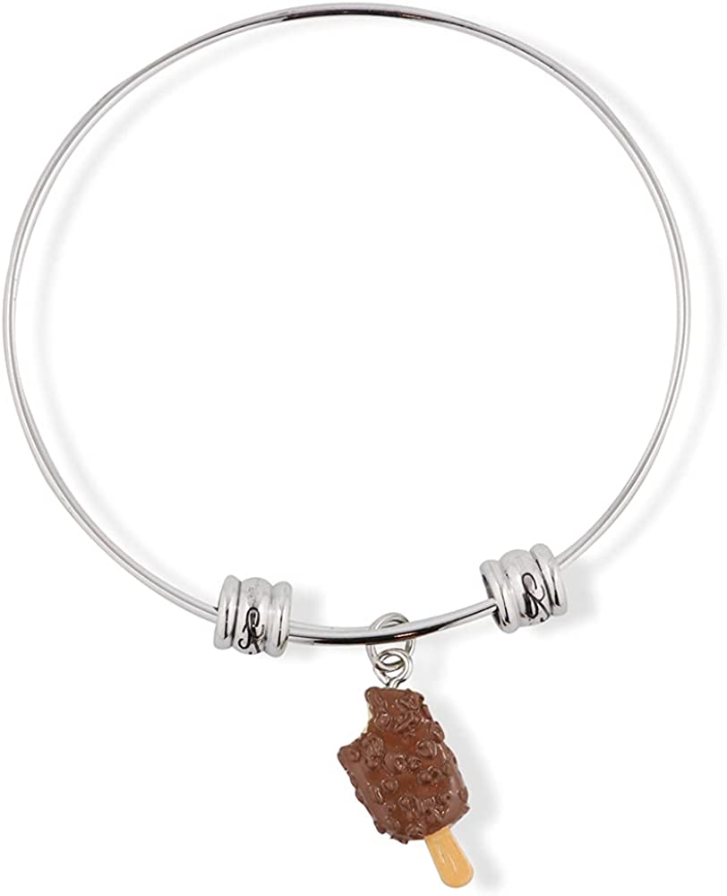Emerald Park Jewelry Ice Cream Treat Fancy Charm Bangle