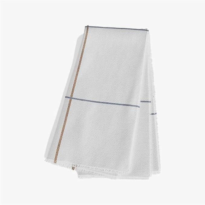 Outer Bug Shield Outdoor Throw Blanket w/Insect Shield Repellent Gear Technology- Lightweight Insect-Repellent Outdoor Blanket, Camping, Picnic & Beach Blanket, Swan White Windowpane Plaid, 50