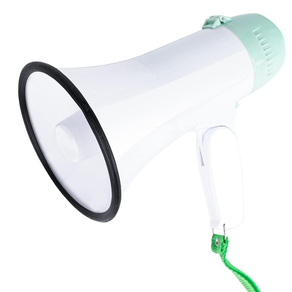 Portable Megaphone Bullhorn, 20 Watt, Voice Speaker