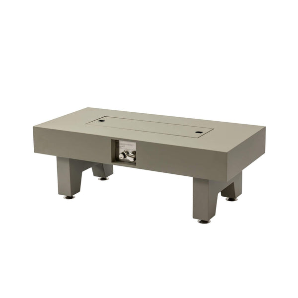 42-Inch 50K BTU Iron Liquid Propane Fire Pit Table With Glass Stones (SAK63845)