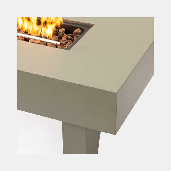 42-Inch 50K BTU Iron Liquid Propane Fire Pit Table With Glass Stones (SAK63845)