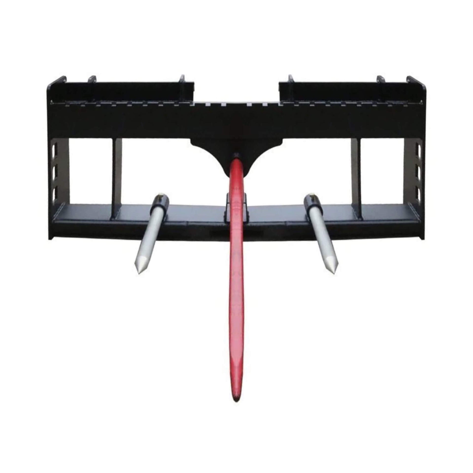 42-Inch Heavy-Duty Pallet Forks Hay Spear Skid Steer Attachment With Quick Attach (SAK16528)