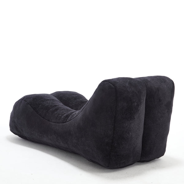 Black Bean Bag Sofa‑Lounger