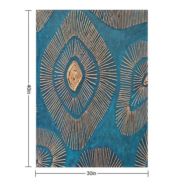 Fossilized Throw Blanket
