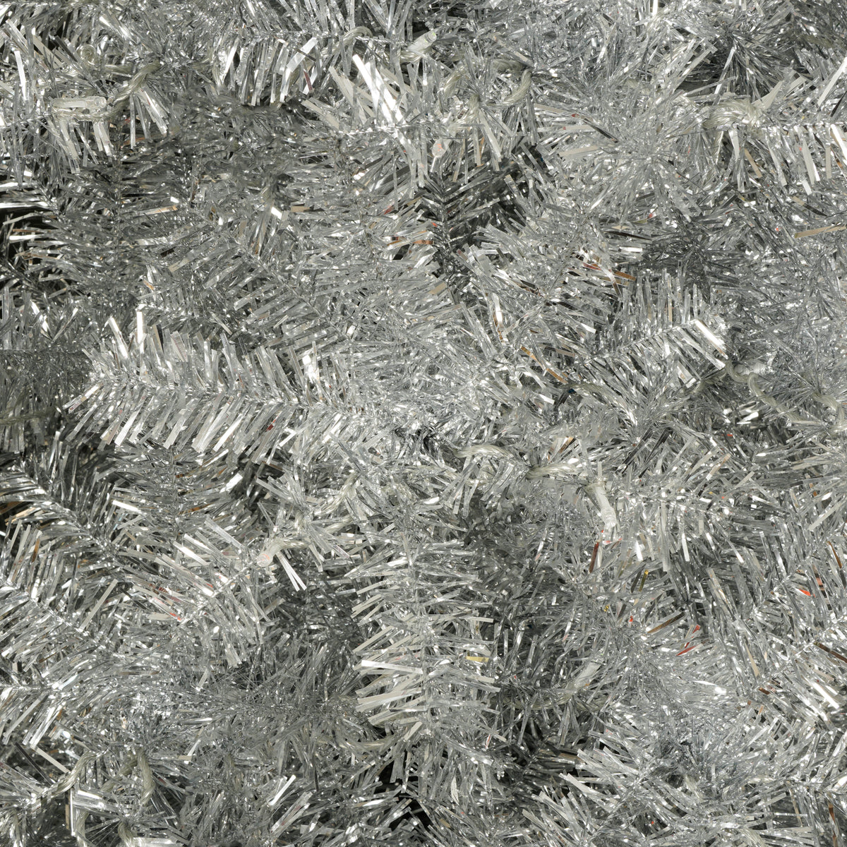 7.4FT Sliver Pre-Lit Artificial Christmas Tree