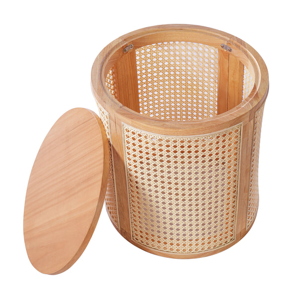 Rubber Solid Wood Side Table