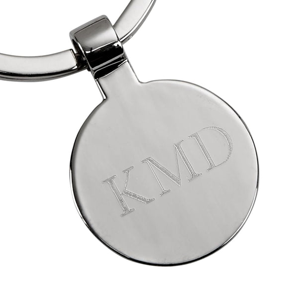 Standing Angel Keychain with Engraving Tag, 3.5