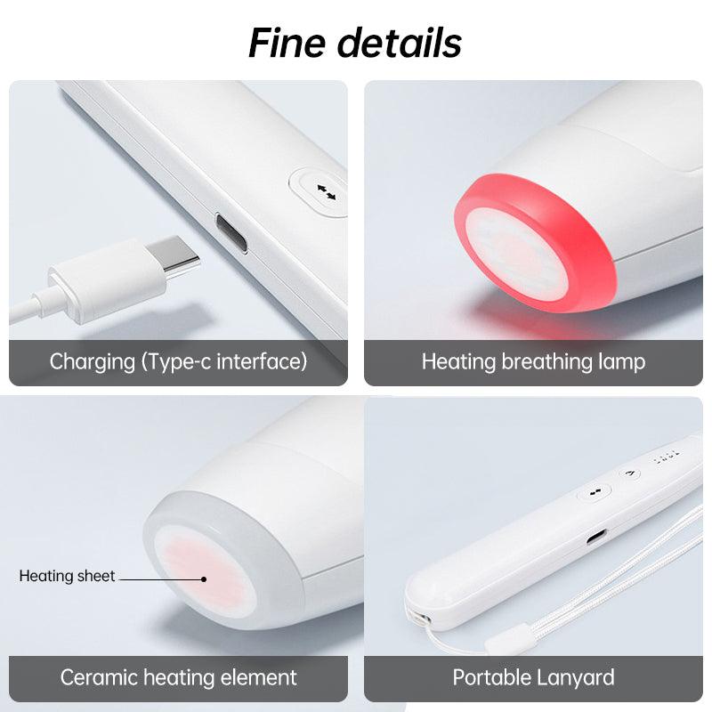 Portable anti-itch pen for insect/mosquito bites, natural & rechargeable, suitable for all ages.