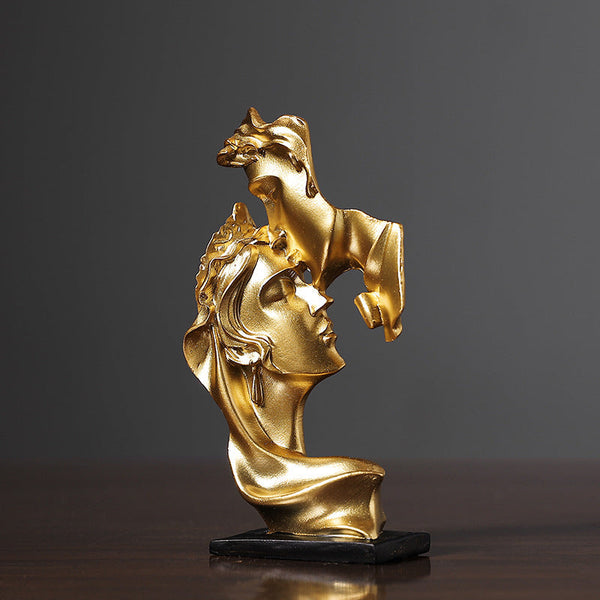 Abstract art couple decoration living room wine cabinet study decoration figure sculpture handicrafts