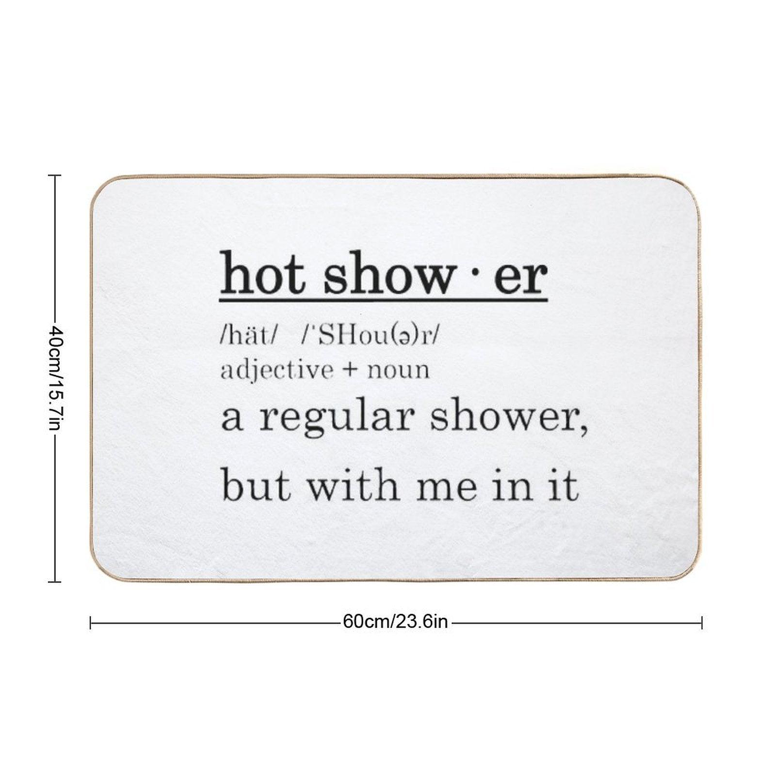 Hot Shower Curtain Bath Mat