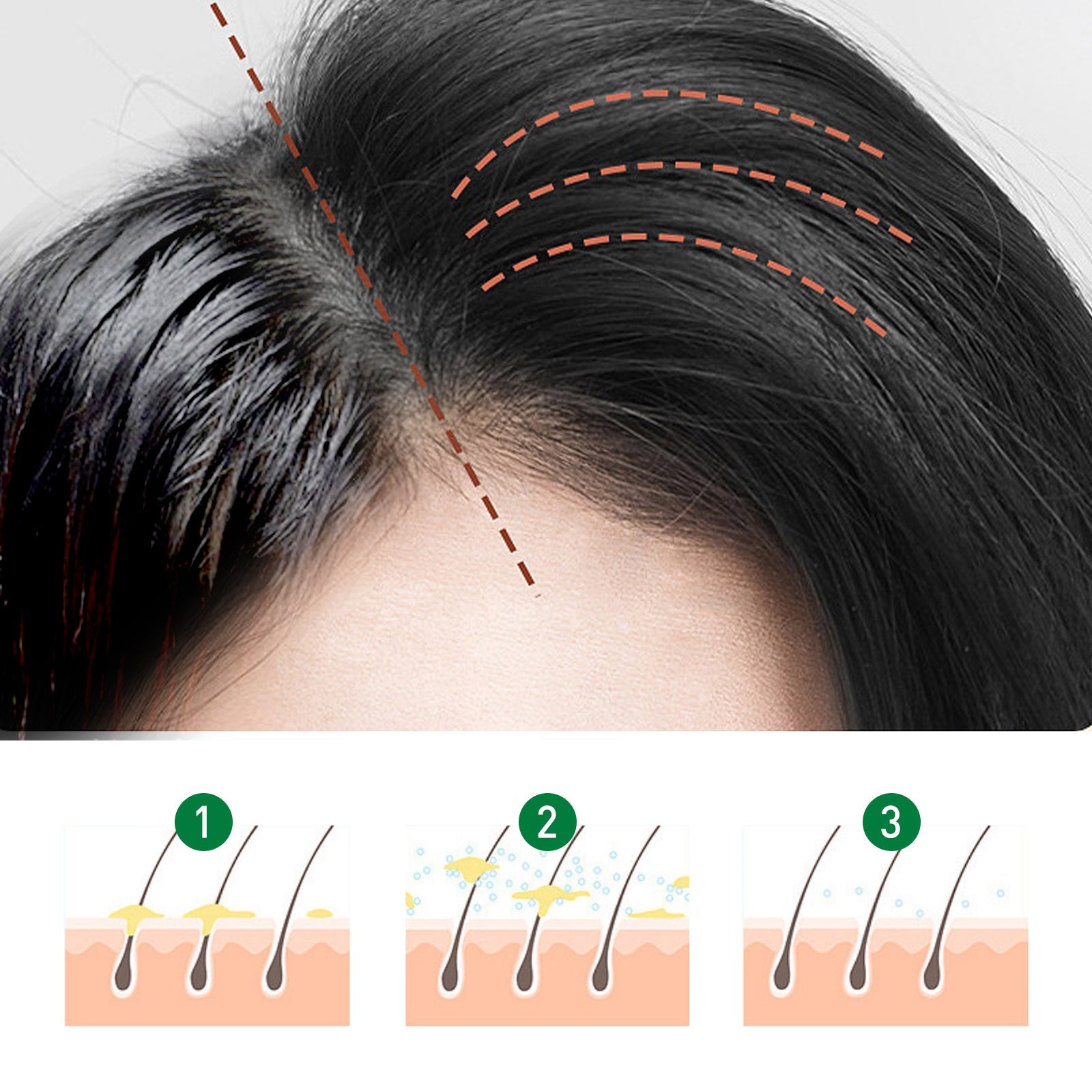 Hair Volumizing Spray, Oil Control Refreshing Fluffy Free Wash Dry Hair Spray