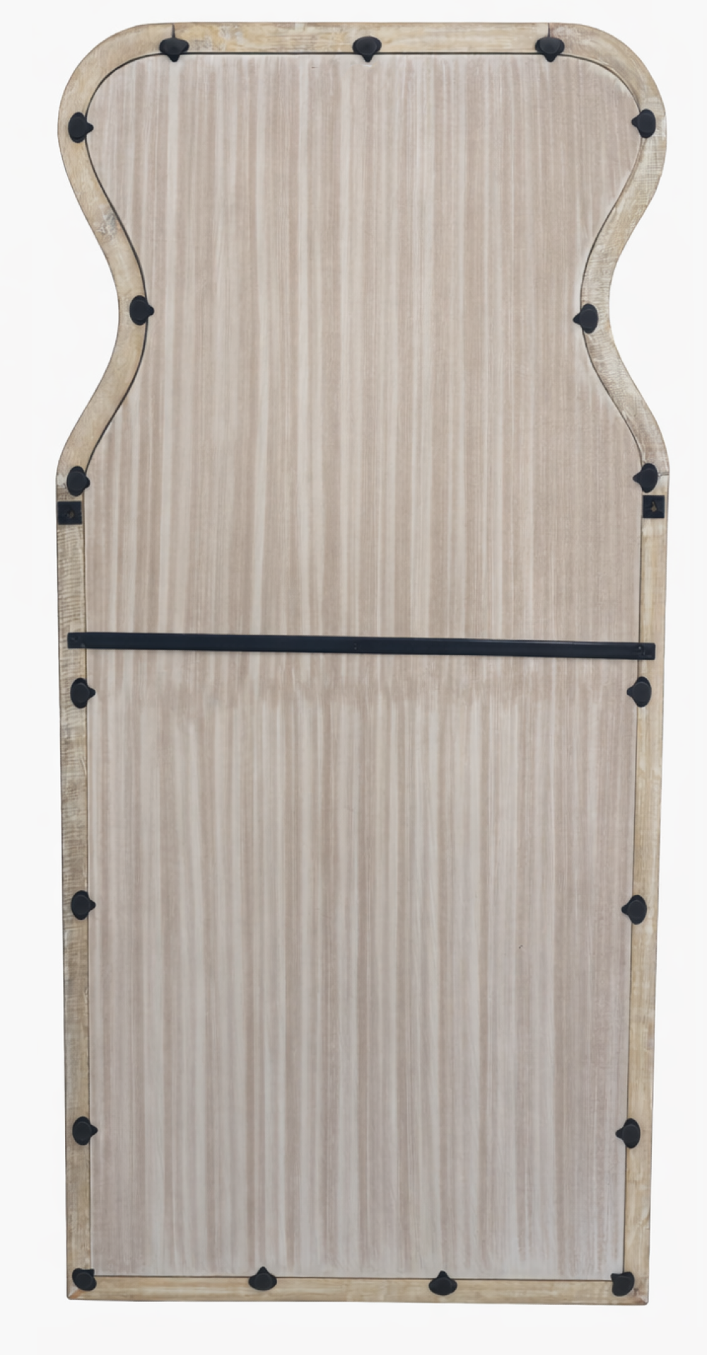 Decorative Full-Length Wall Mirror with Mango Wood Frame, 32X70