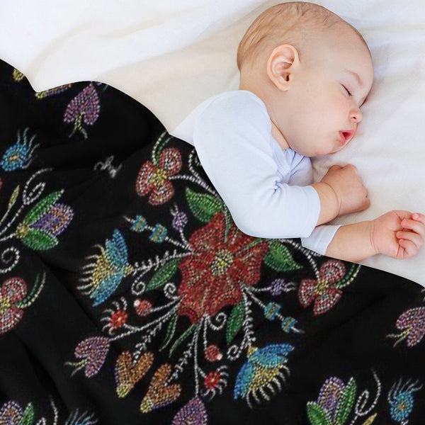 Growth of Happiness Easy Care Throw Blanket