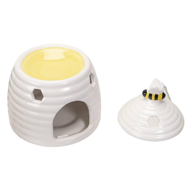 White Beehive Tealight Wax Warmer