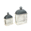 Nesting Rectangular Decorative Lanterns Set of 2
