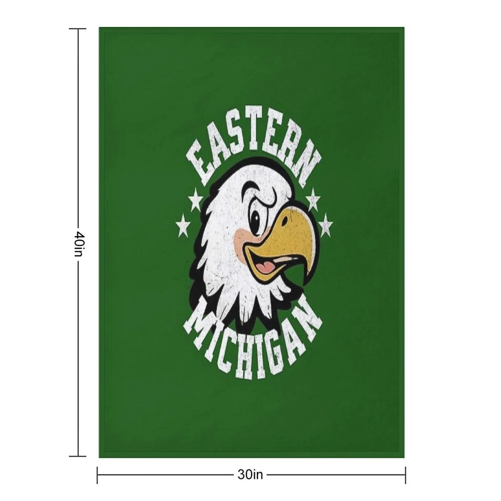 Eastern Michigan University, EMU Eagles Throw Blanket