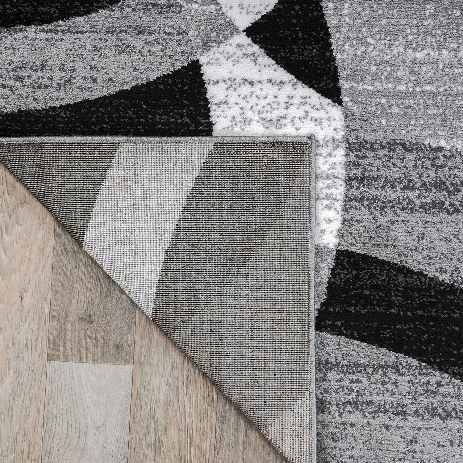 Contemporary Abstract Circles Perfect for High Traffic Areas of Your Living Room,Bedroom,Home Office,Kitchen Area Rug 6'6