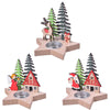Christmas Decoration New Product Christmas Wooden Candle Stand Desktop Decoration Christmas Daily Necessities