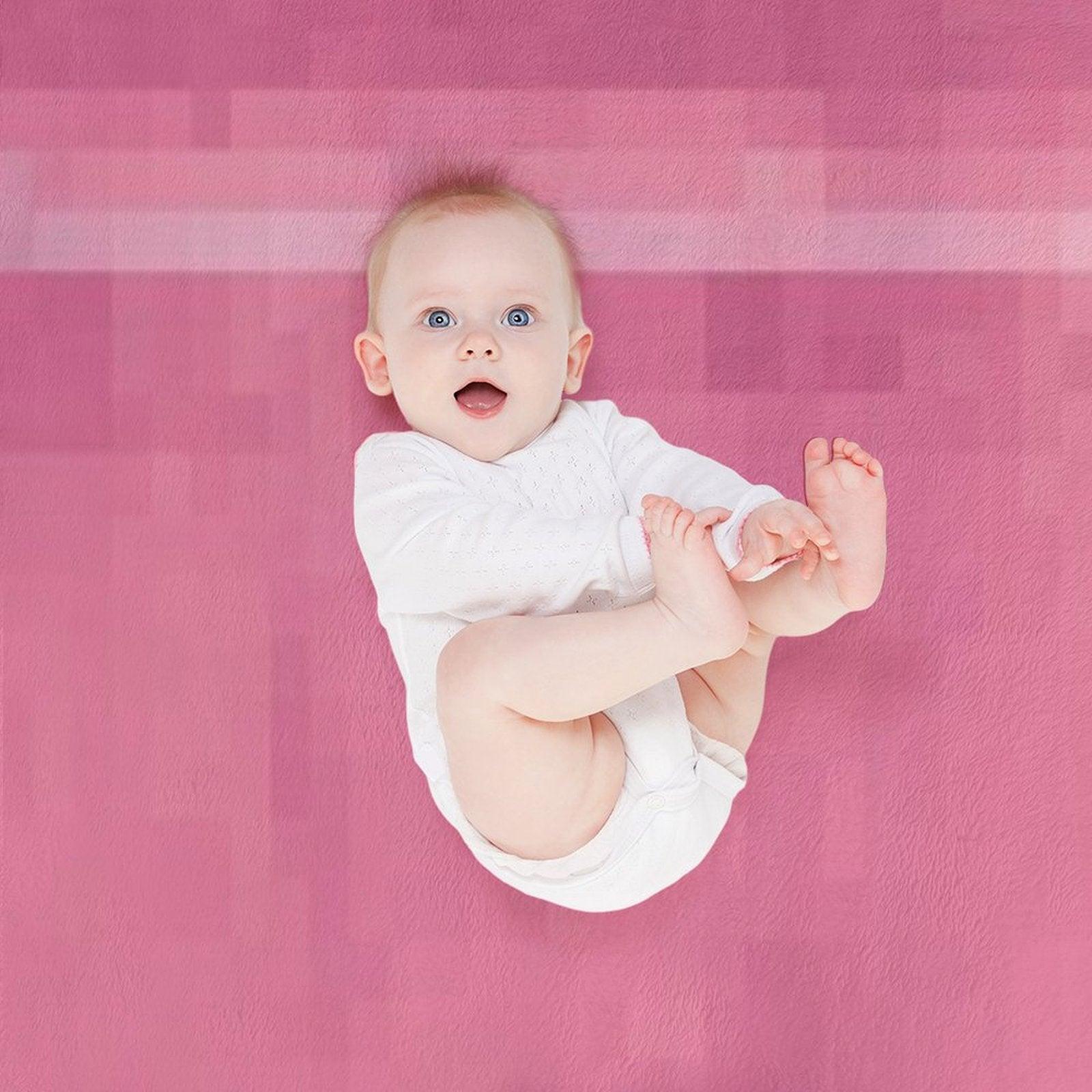 Minecraft Pink Pixel Bed Throw Blanket