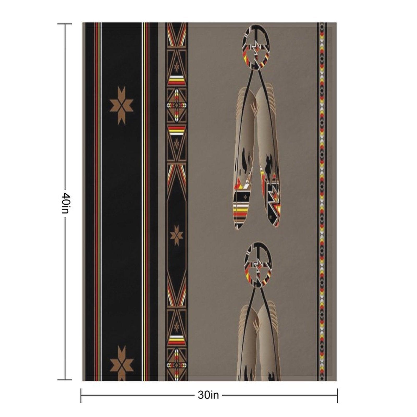 Lakota Design Throw Blanket