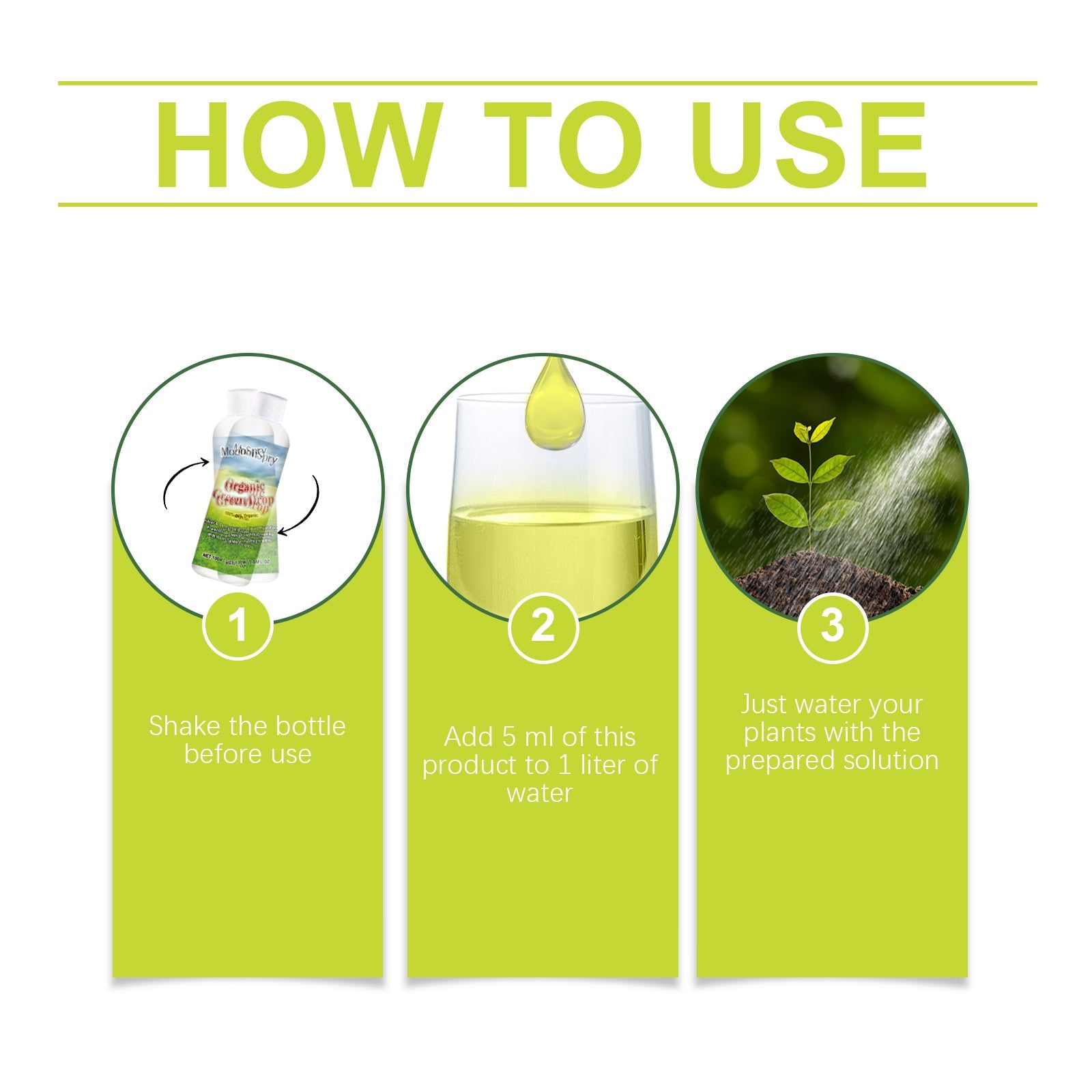 Plant growth Solution potted green leaf lawn flower plant hair root supplement fertilizer nutrient solution