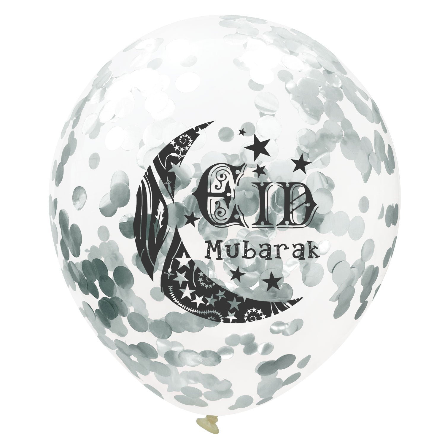 Moon Castle Party Celebrates Latex Balloon Transparent Paper Shard Glitter Balloon Set