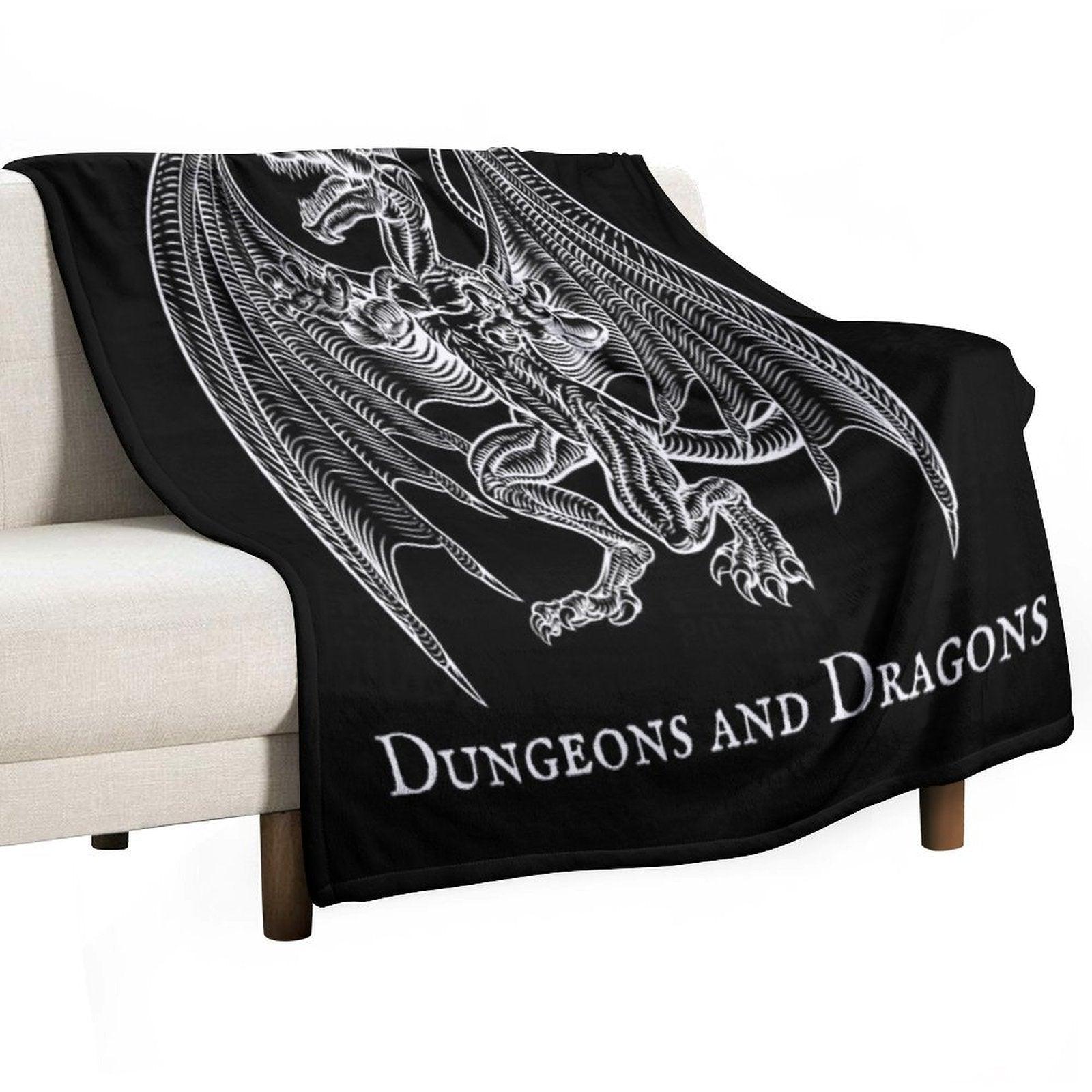 Dungeons And Dragons Design Throw Blanket