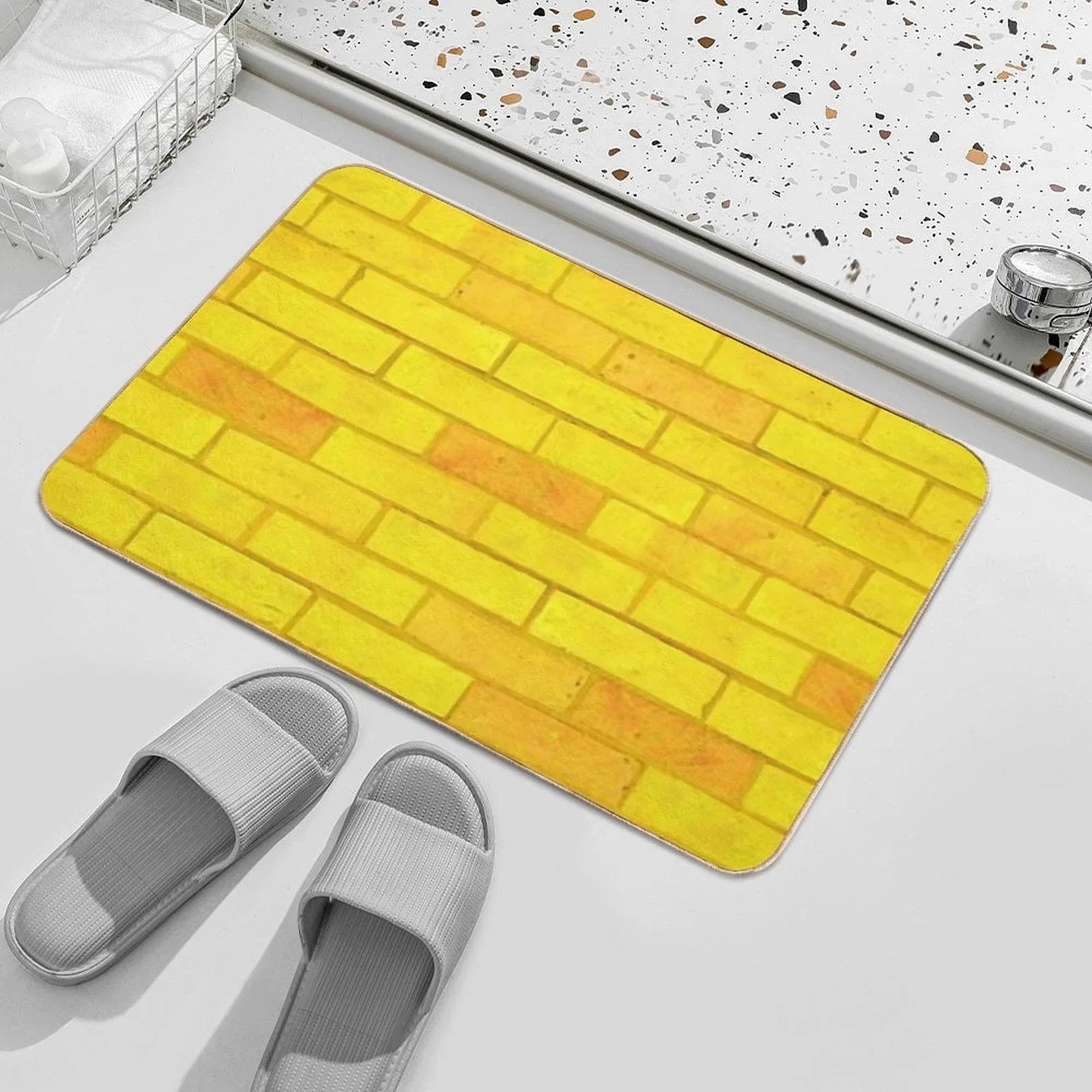 Yellow Brick Road Bath Mat