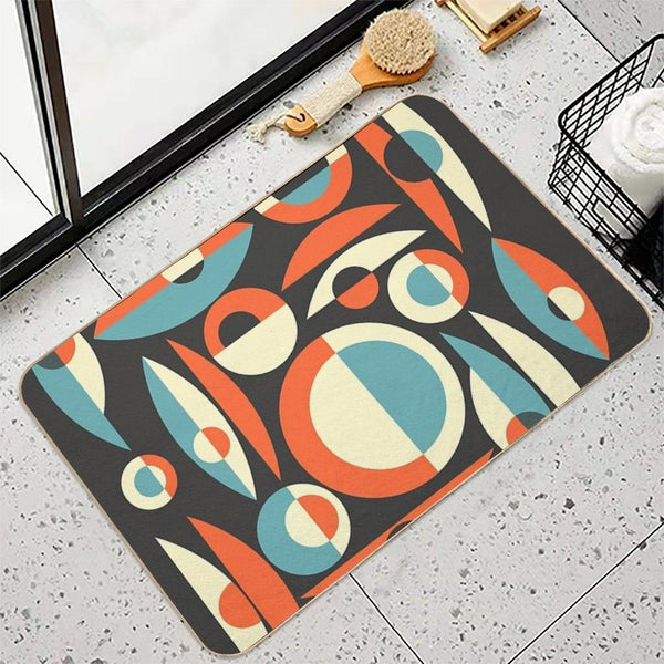 Retro Eames Era  Pisces Bath Mat