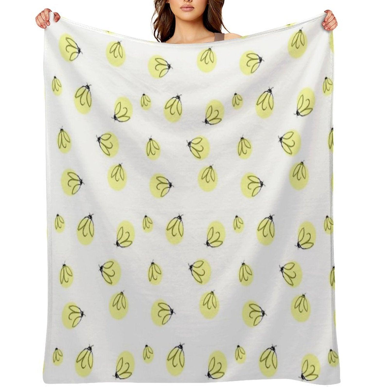 Fireflies, Lightning Bugs Throw Blanket