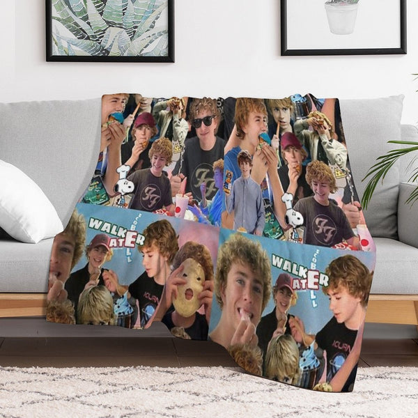 Percy Jackson Walker Scobell Aesthetic Versatility Throw Blanket