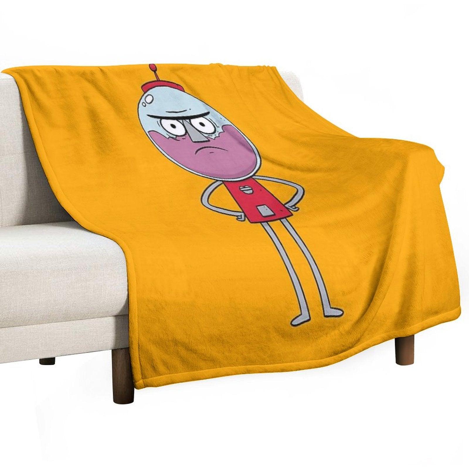 Regular Show - Benson Throw Blanket