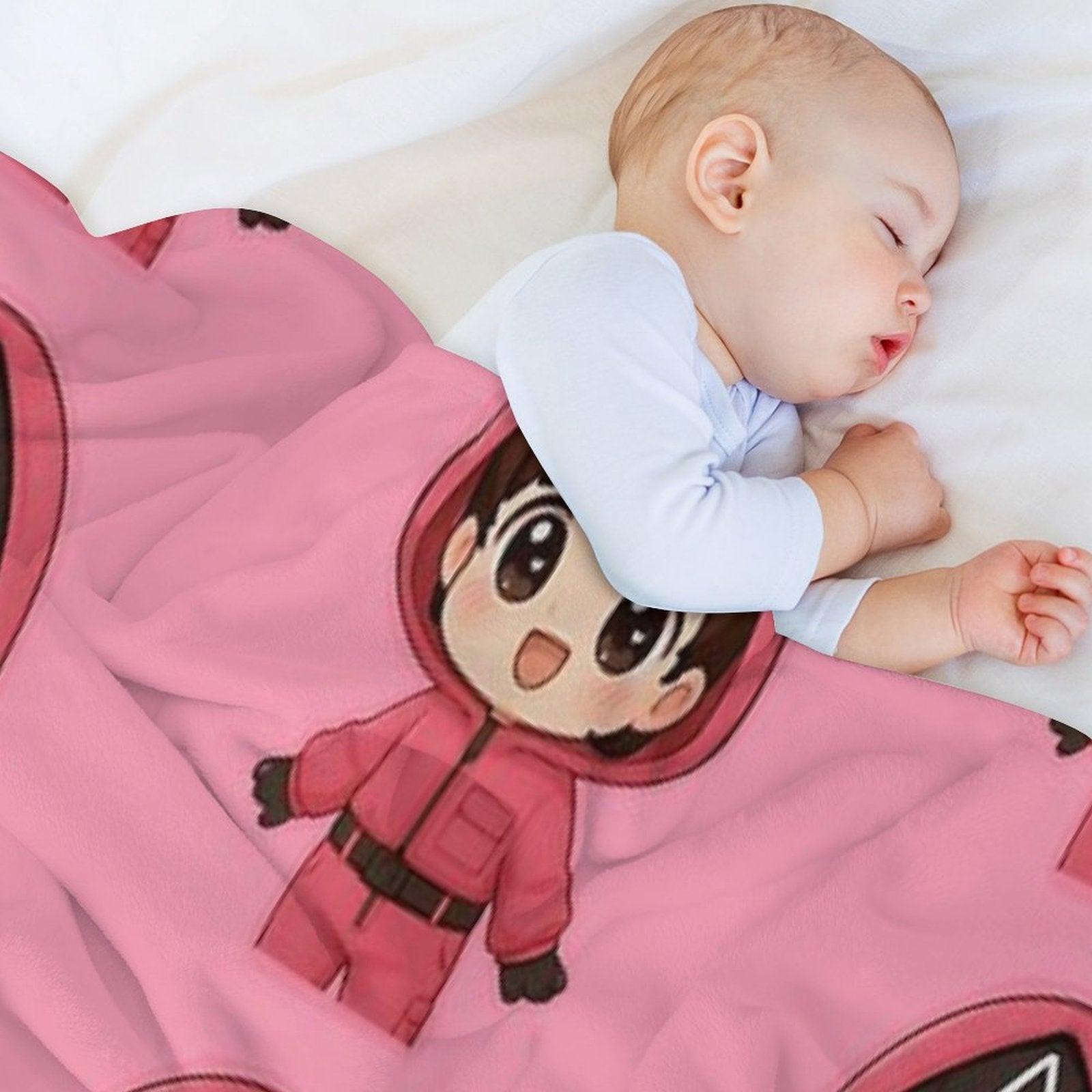 Pink Triangle Guard  Kang No-eul 011 Throw Blanket
