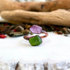 Copper Peridot Amethyst Twist Ring – Renewed Spirit | By Blackbird & Sage
