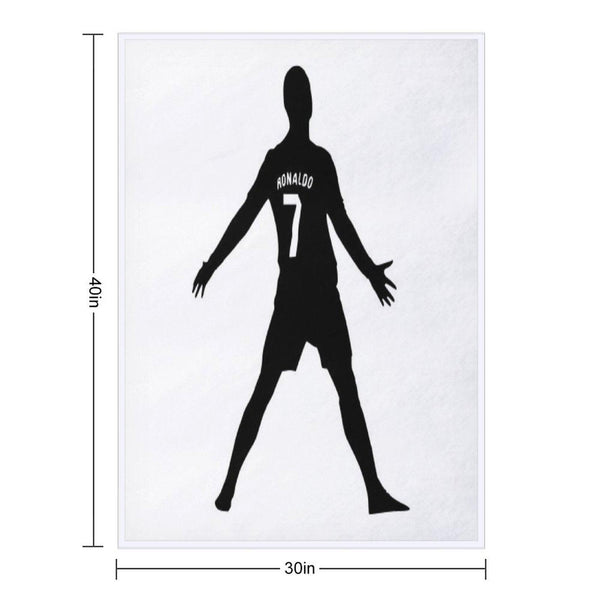 Christiano Ronaldo  CR7  Shadow Design Throw Blanket