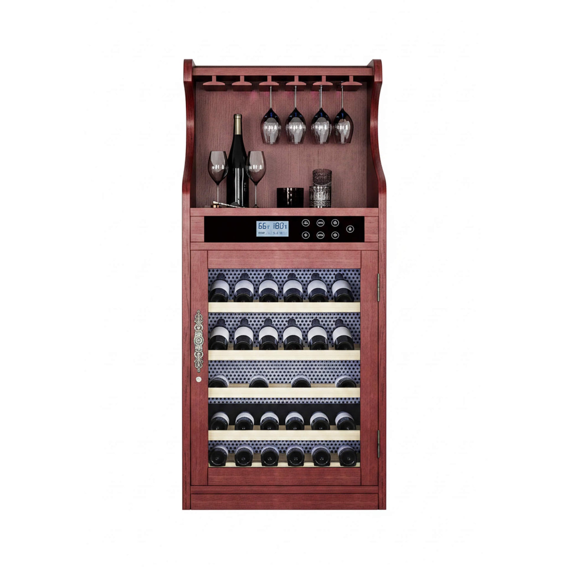 Luxury 43-Bottle Freestanding Low Noise Wine Cooler Cabinet (SAK56084)