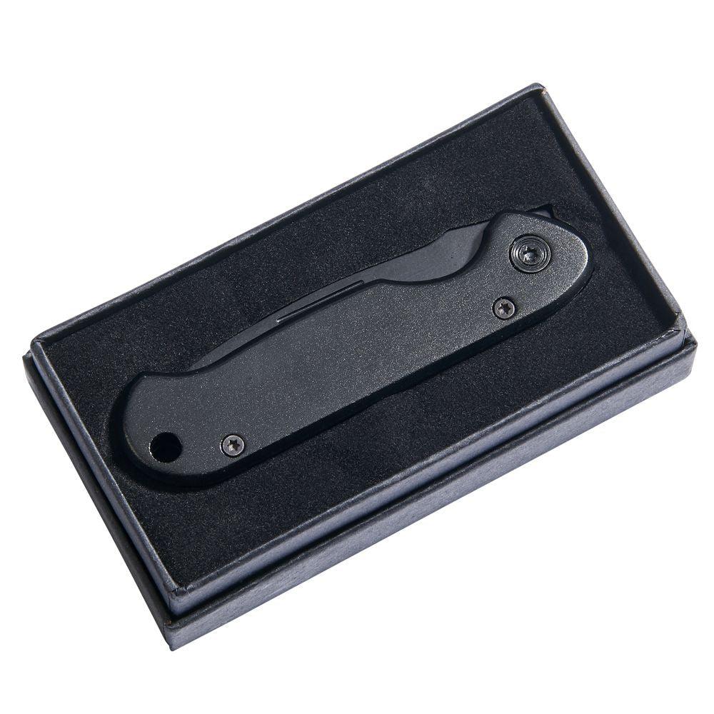 All Black Locking Pocket Knife 3.5