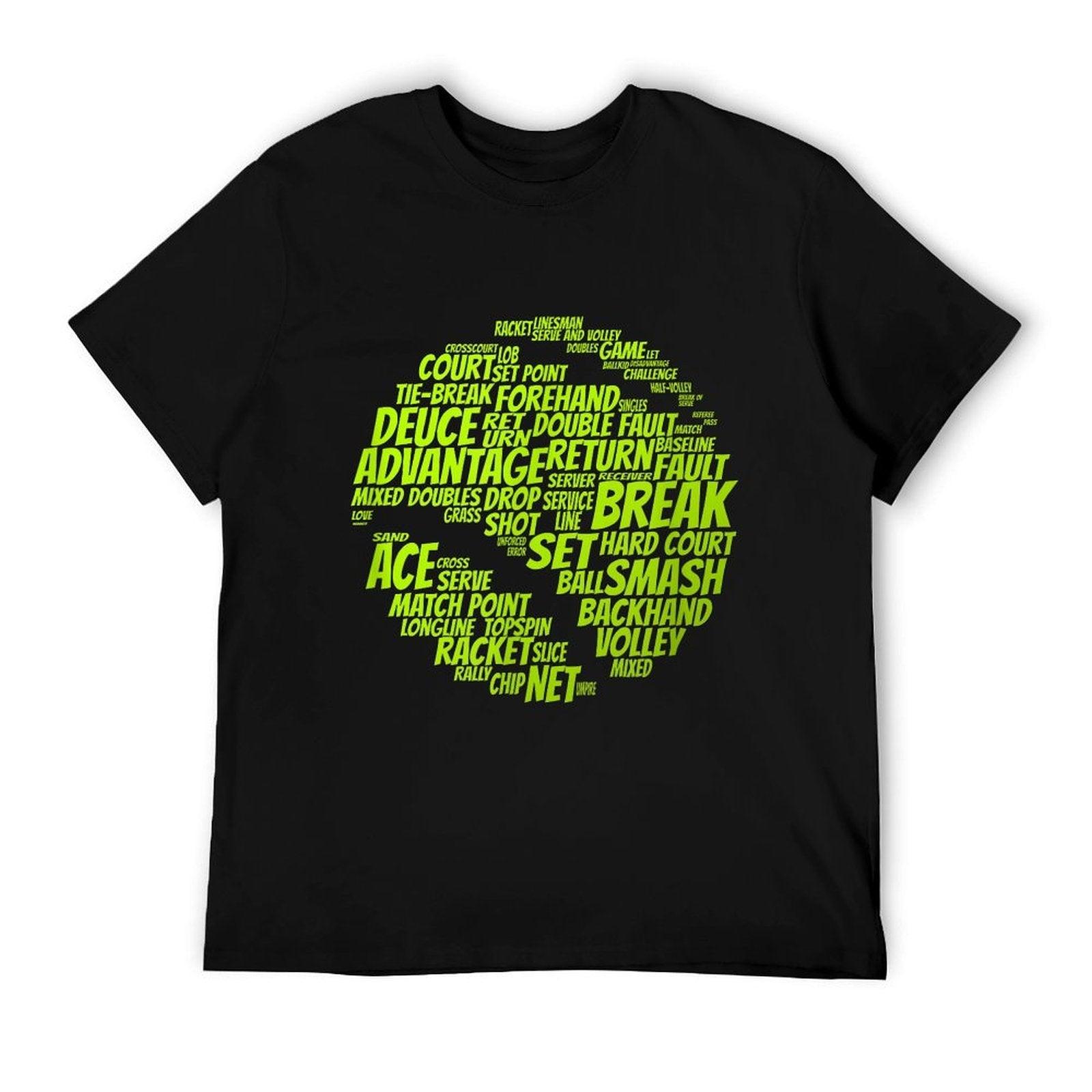 Tennis Terms Tennis Player Playing Tennis Ball T-Shirt
