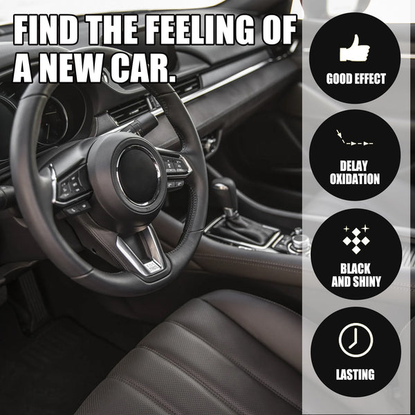 Automotive Plastic Refurbishment Coated Crystal Liquid, Instrument Panel Interior Clean Decontamination Anti-dust Refurbishment Bright Coating Liquid