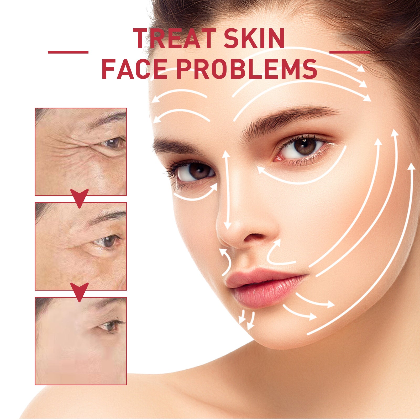 Antioxidant Renewal Serum, Tighten Facial Skin, Lighten Lines, Moisturize And Prevent Aging Serum